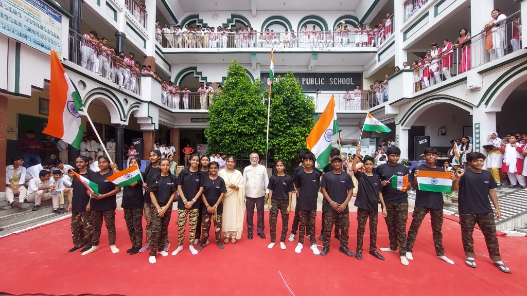 Patriotic Stage Performance & Flag Dance